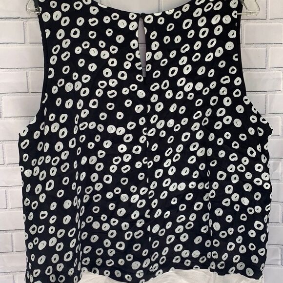 Eloquii Black and White Swingy Top Size 20 - Picture 2 of 4